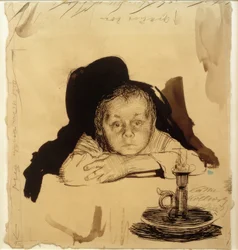 Hans Kollwitz med ljus